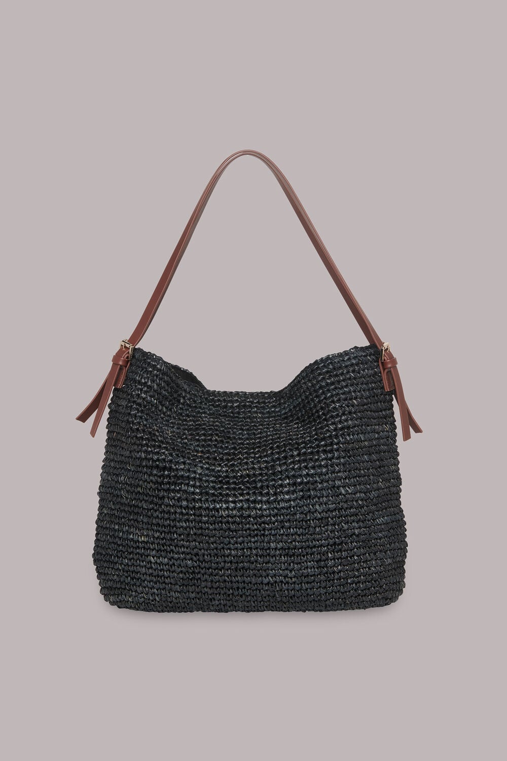 Aria Straw Shoulder Bag