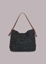 Aria Straw Shoulder Bag