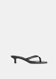 Toe Post Kitten Heel Mule