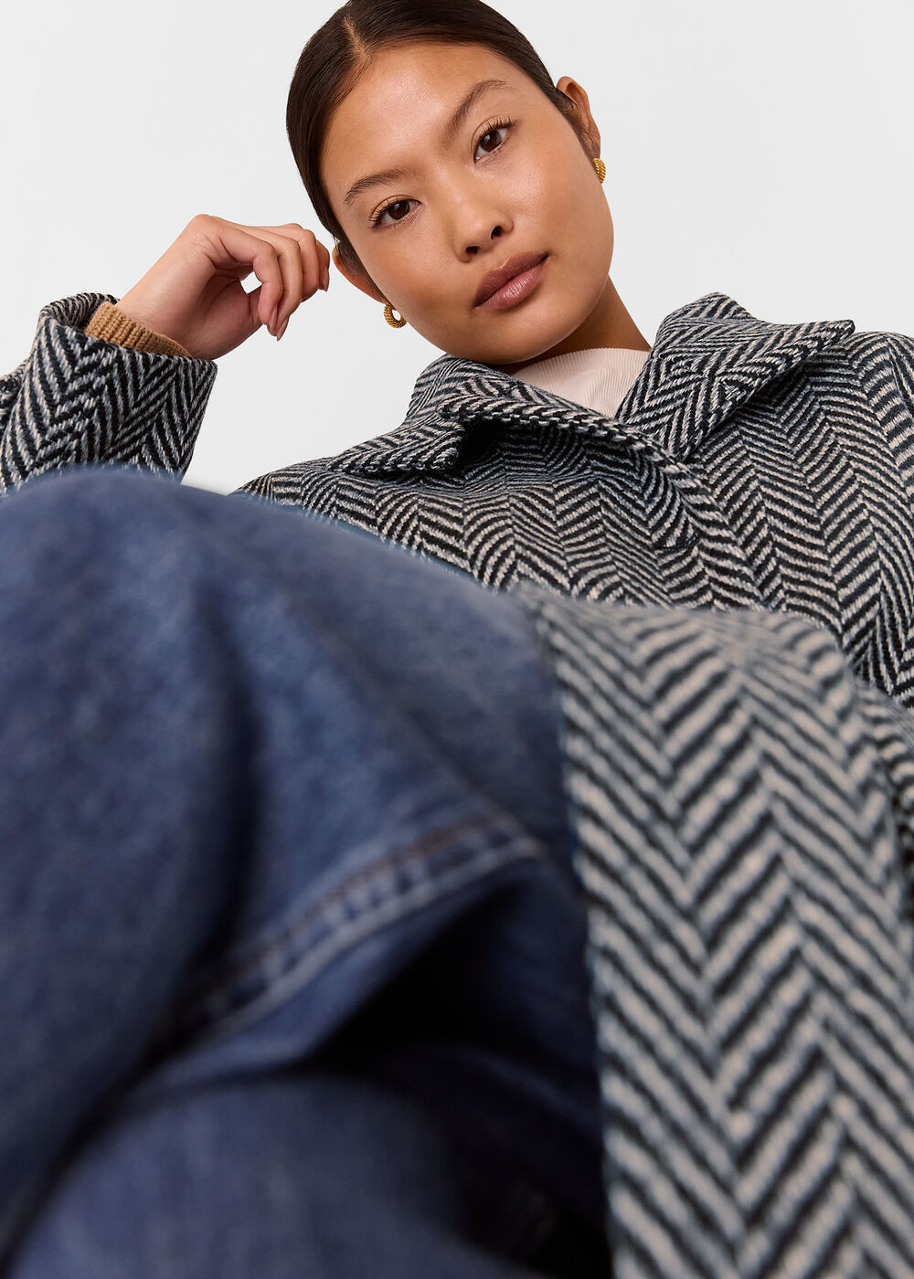 Petite Cosette Funnel Neck Coat