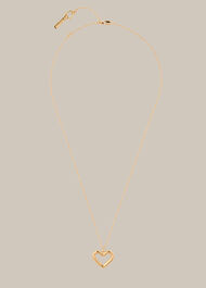 Tubular Heart Necklace