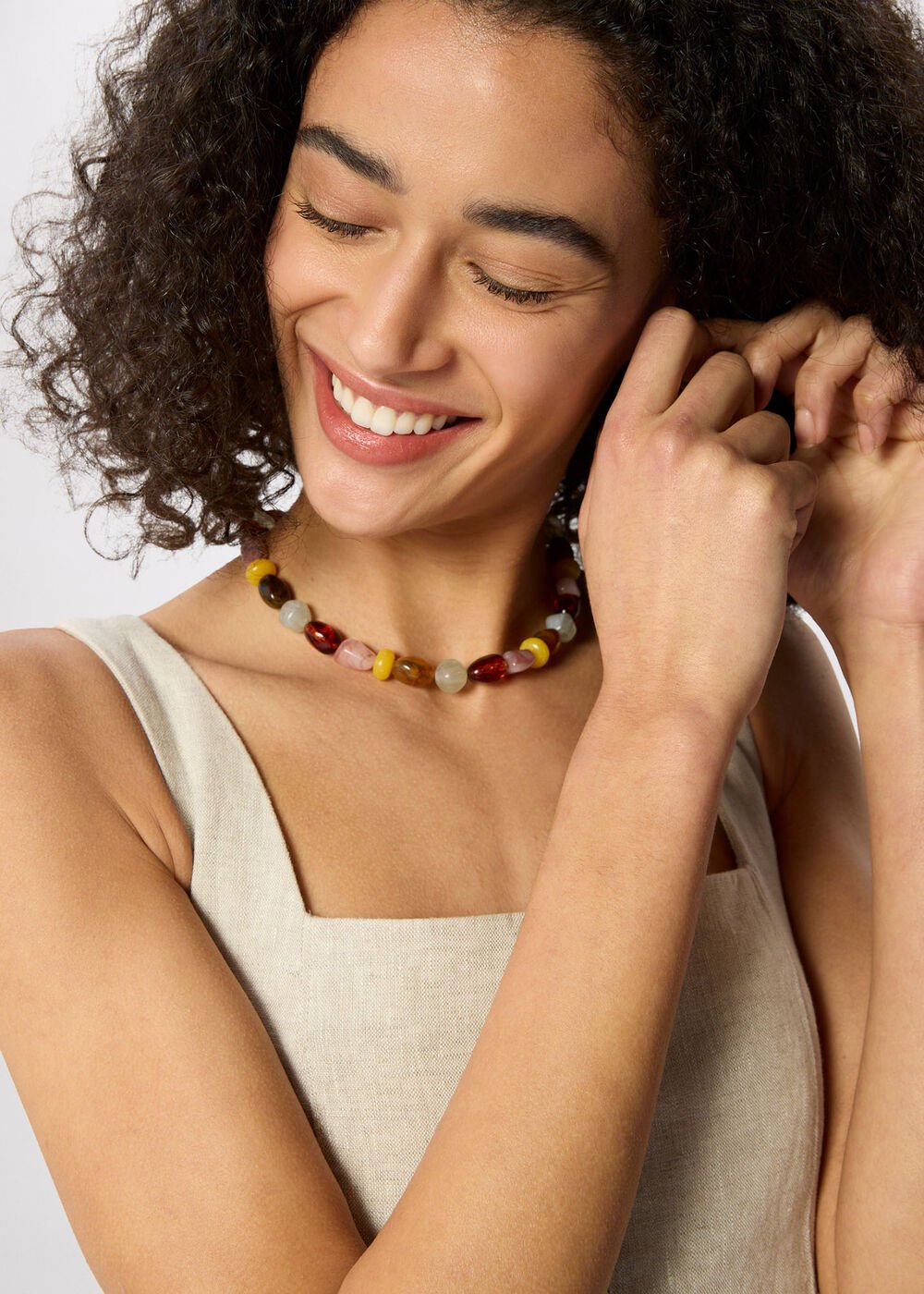 Chunky Mix Beaded Necklace