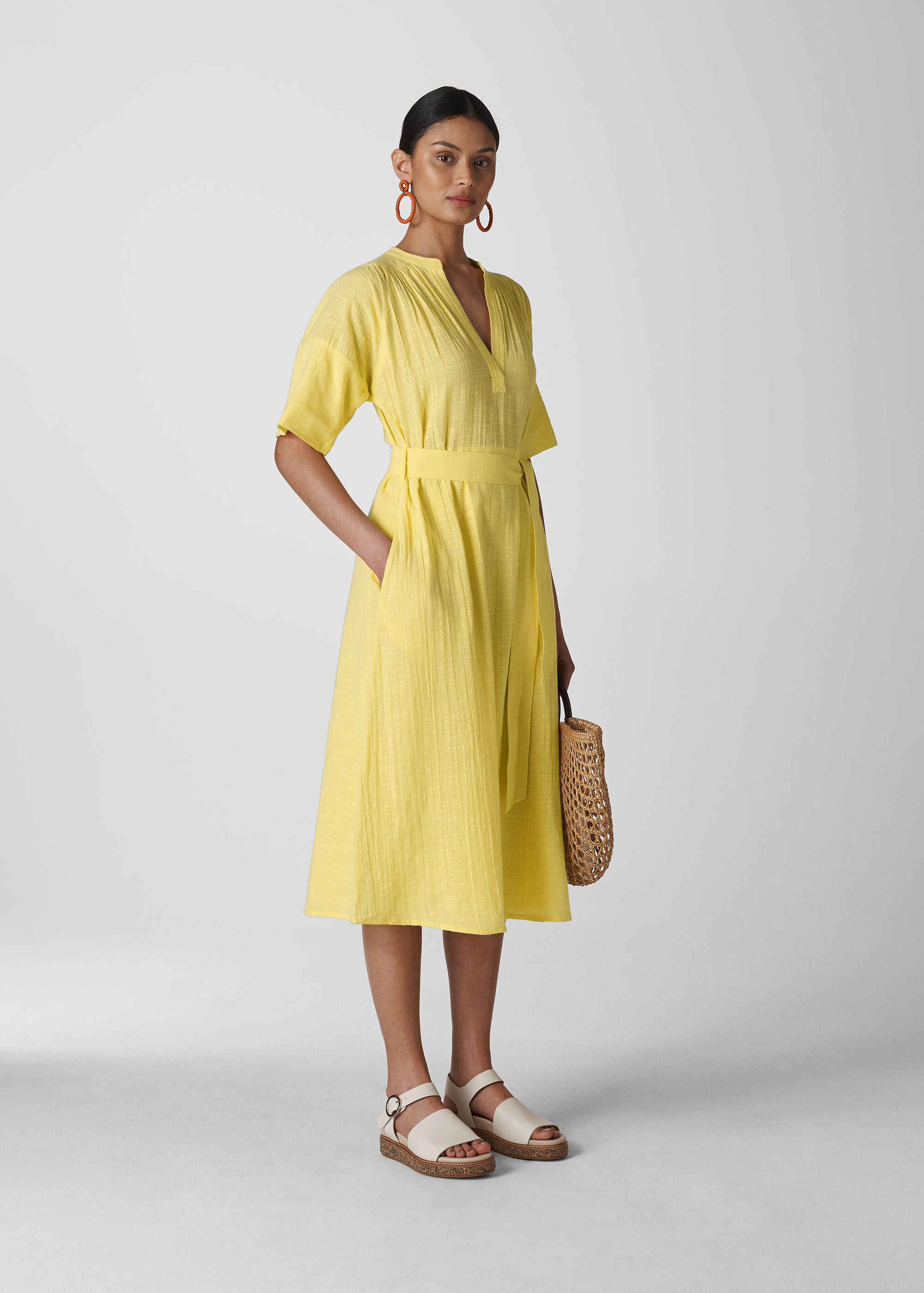 Alicia Tie Textured Dress