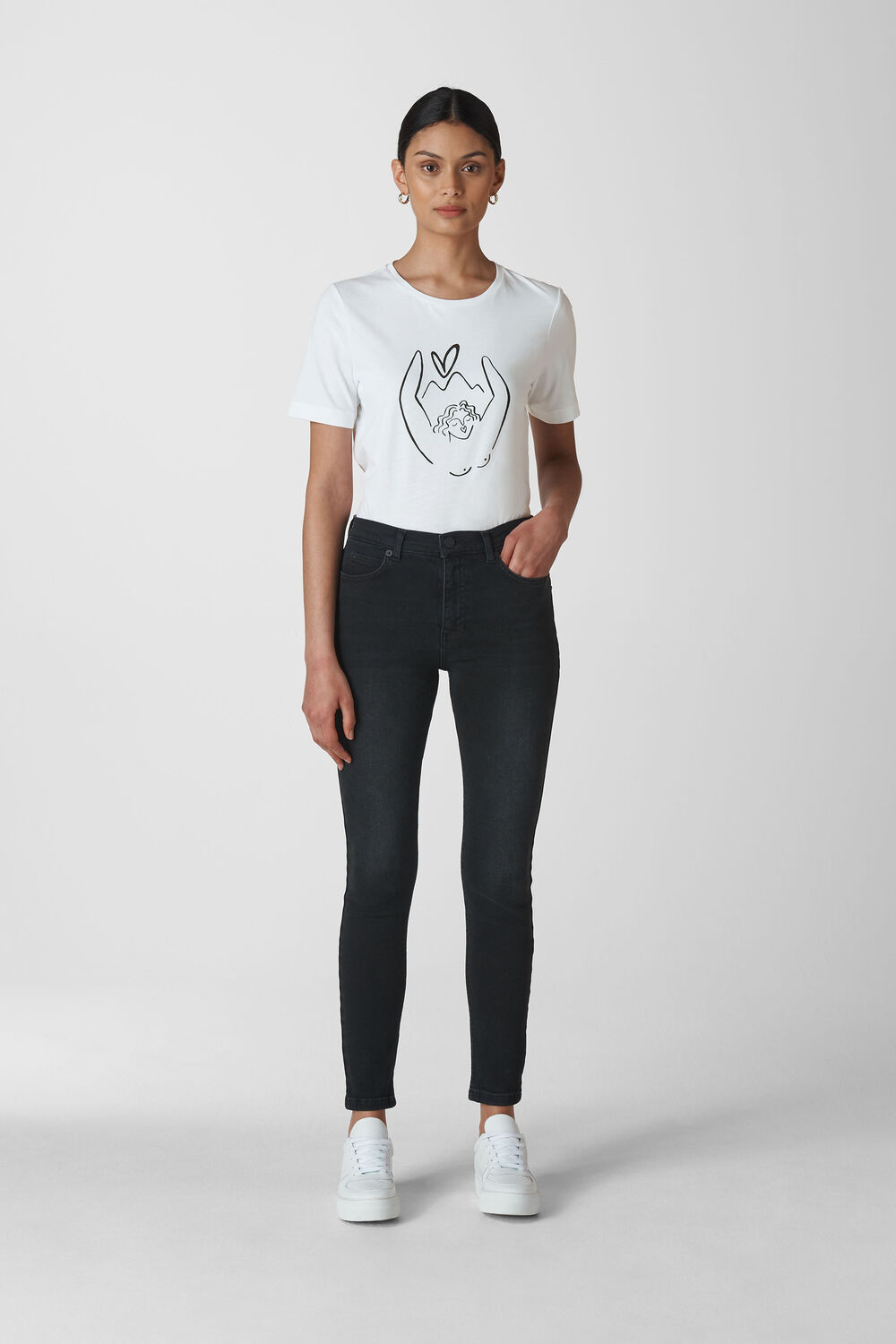 Whistles X Trekstock Tee White