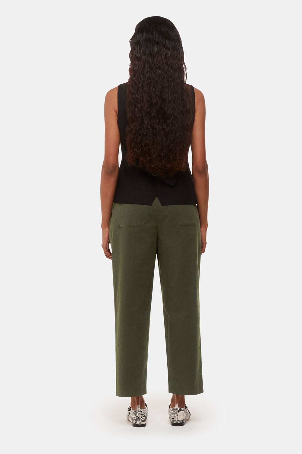 Petite Bethany Barrel Leg Trouser