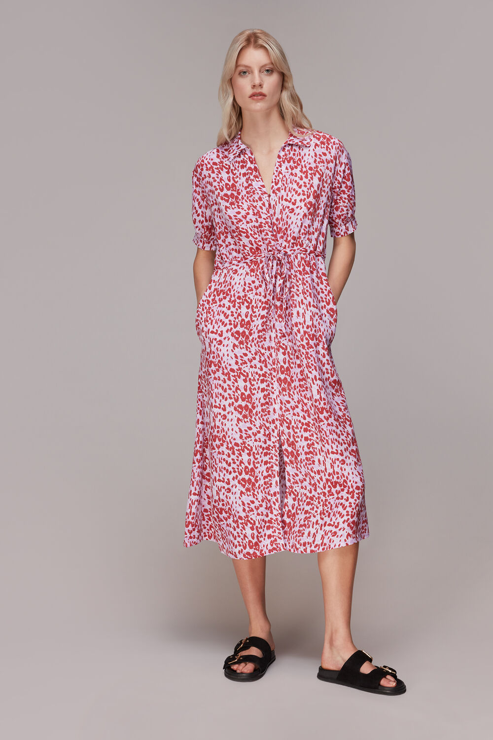 Summer Cheetah Midi Dress