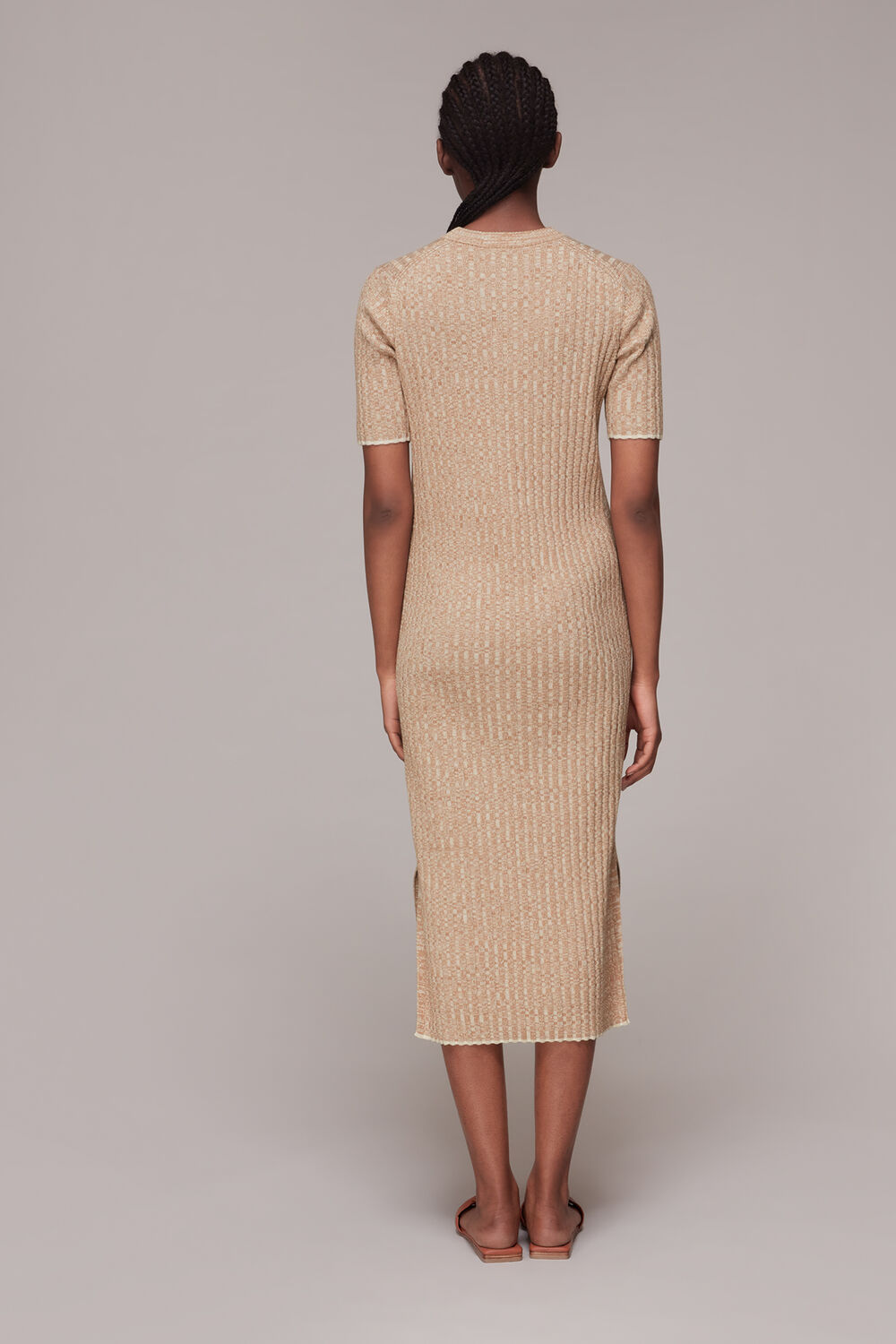 Eva Rib Knit Midi Dress