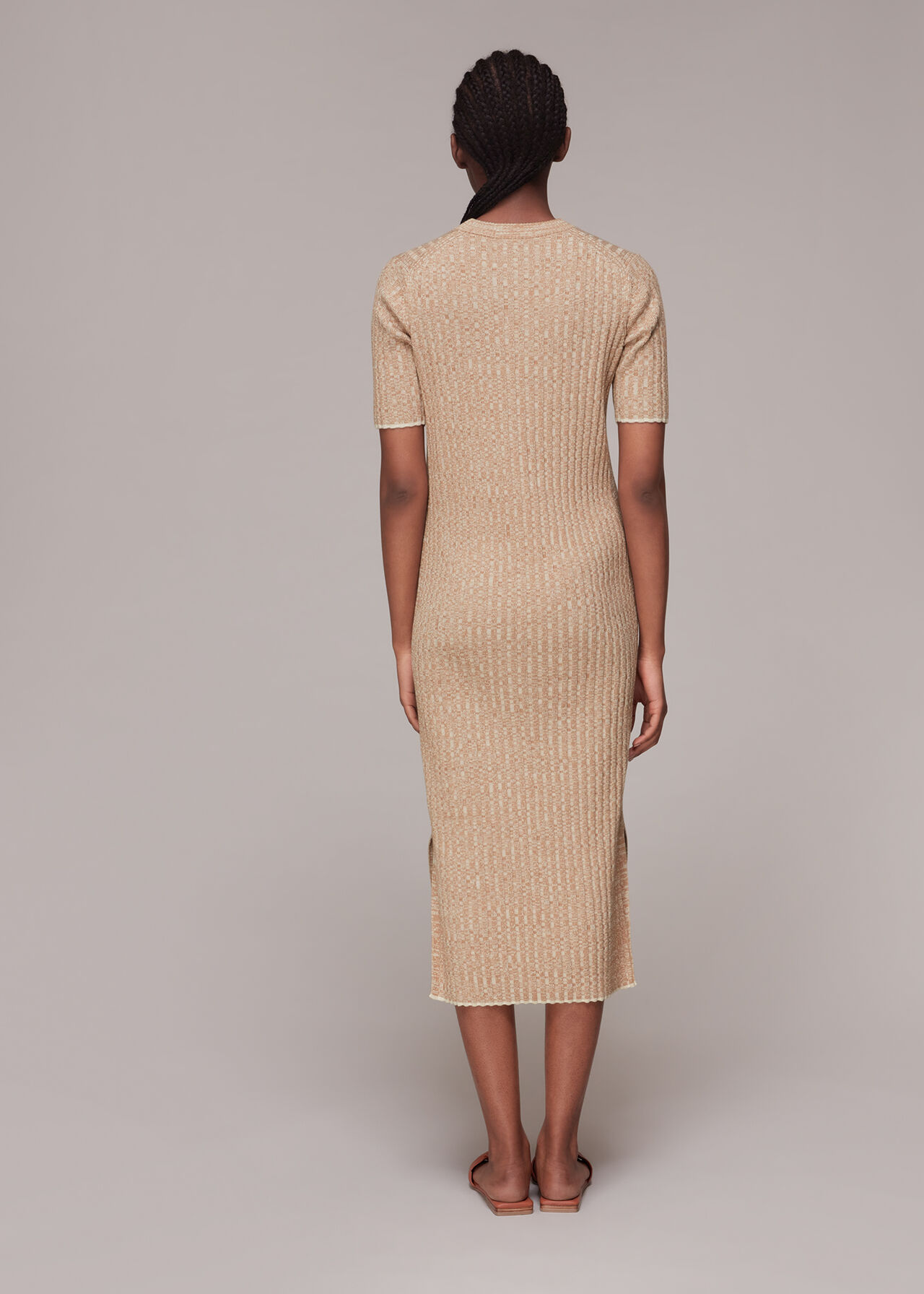 Eva Rib Knit Midi Dress