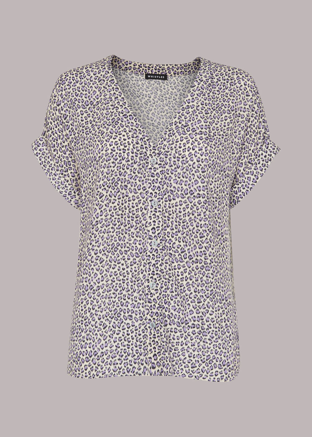 Dashed Leopard Top