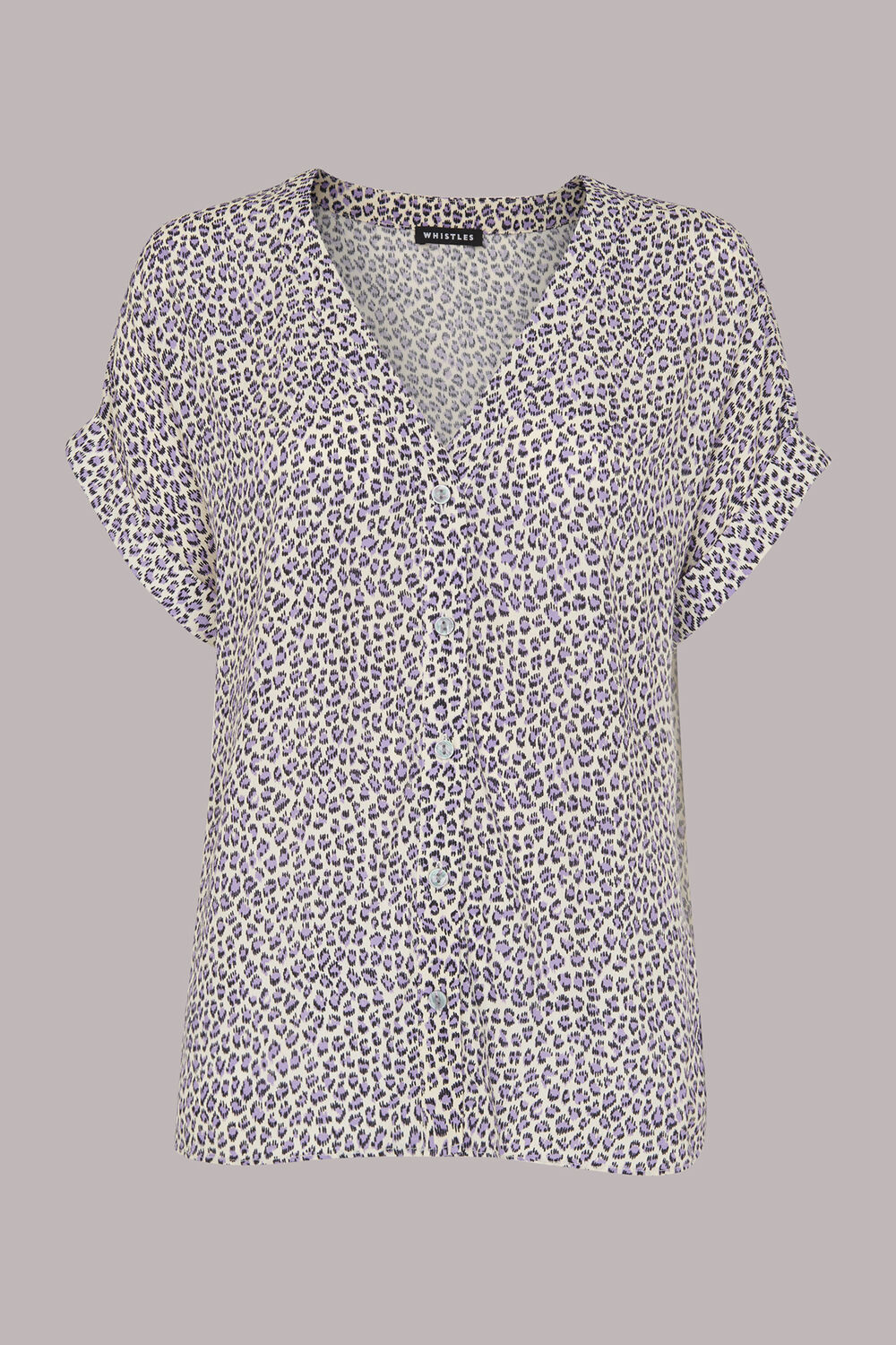Dashed Leopard Top