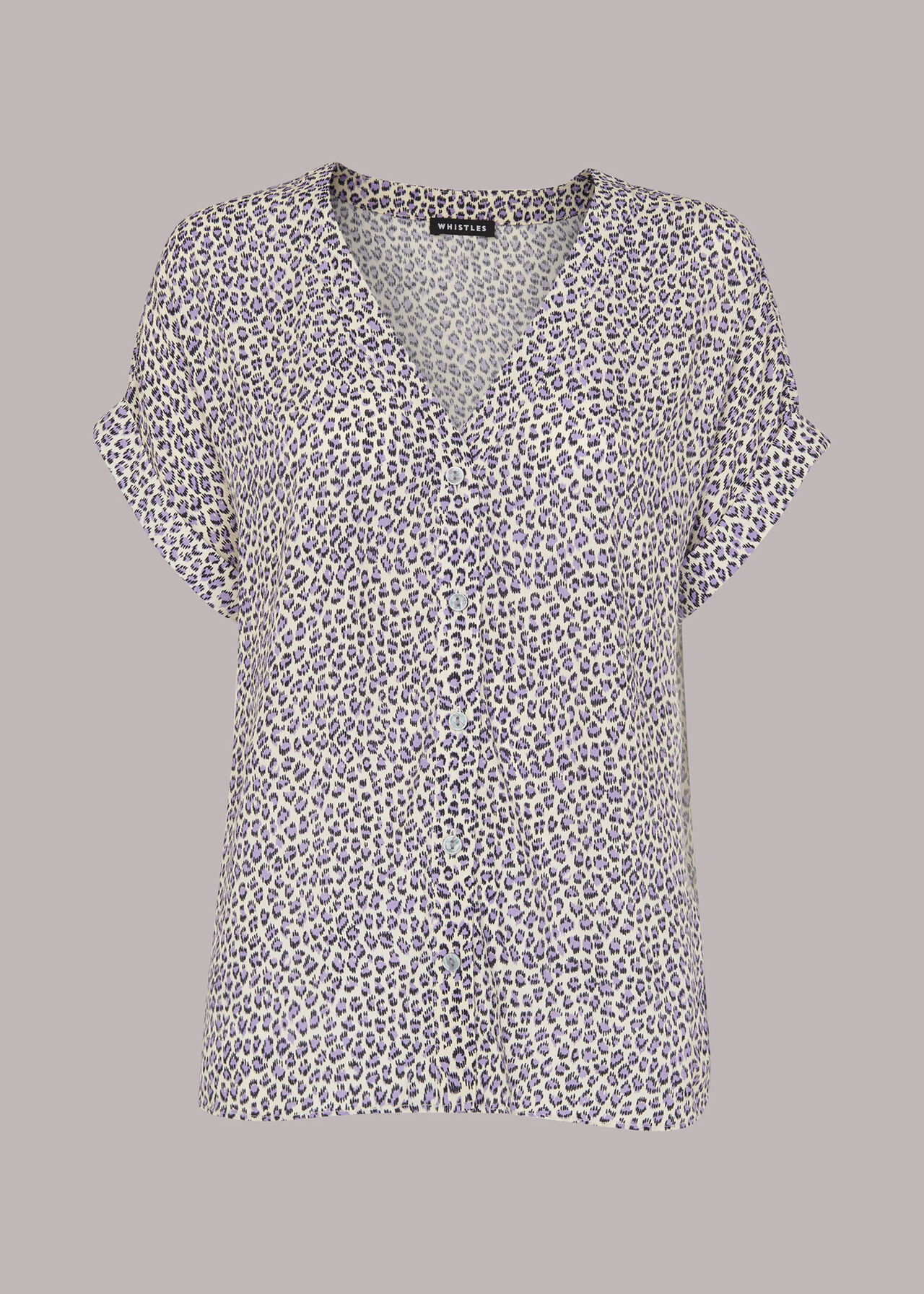 Dashed Leopard Top