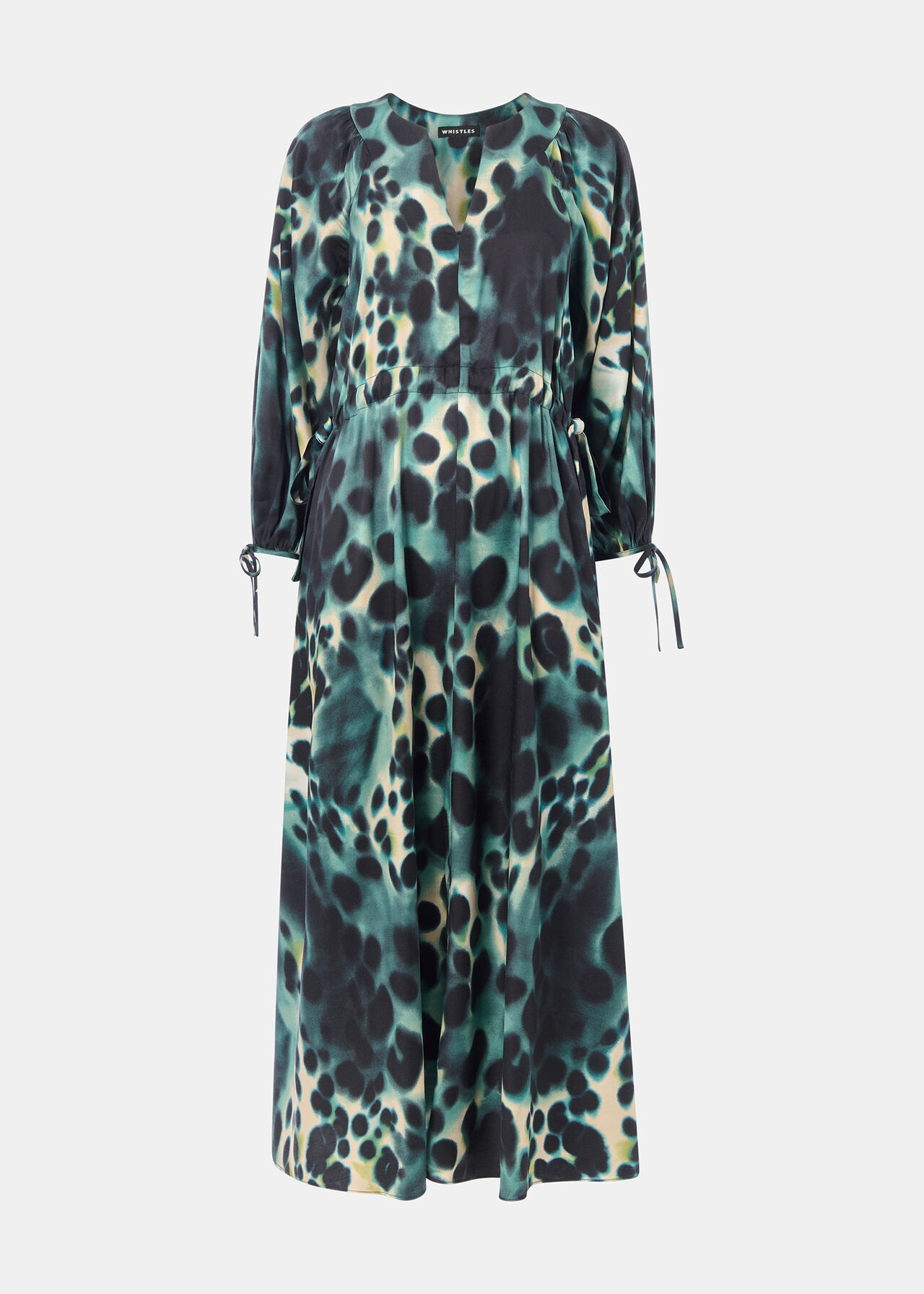 Misty Leopard Print Dress