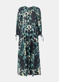 Misty Leopard Print Dress