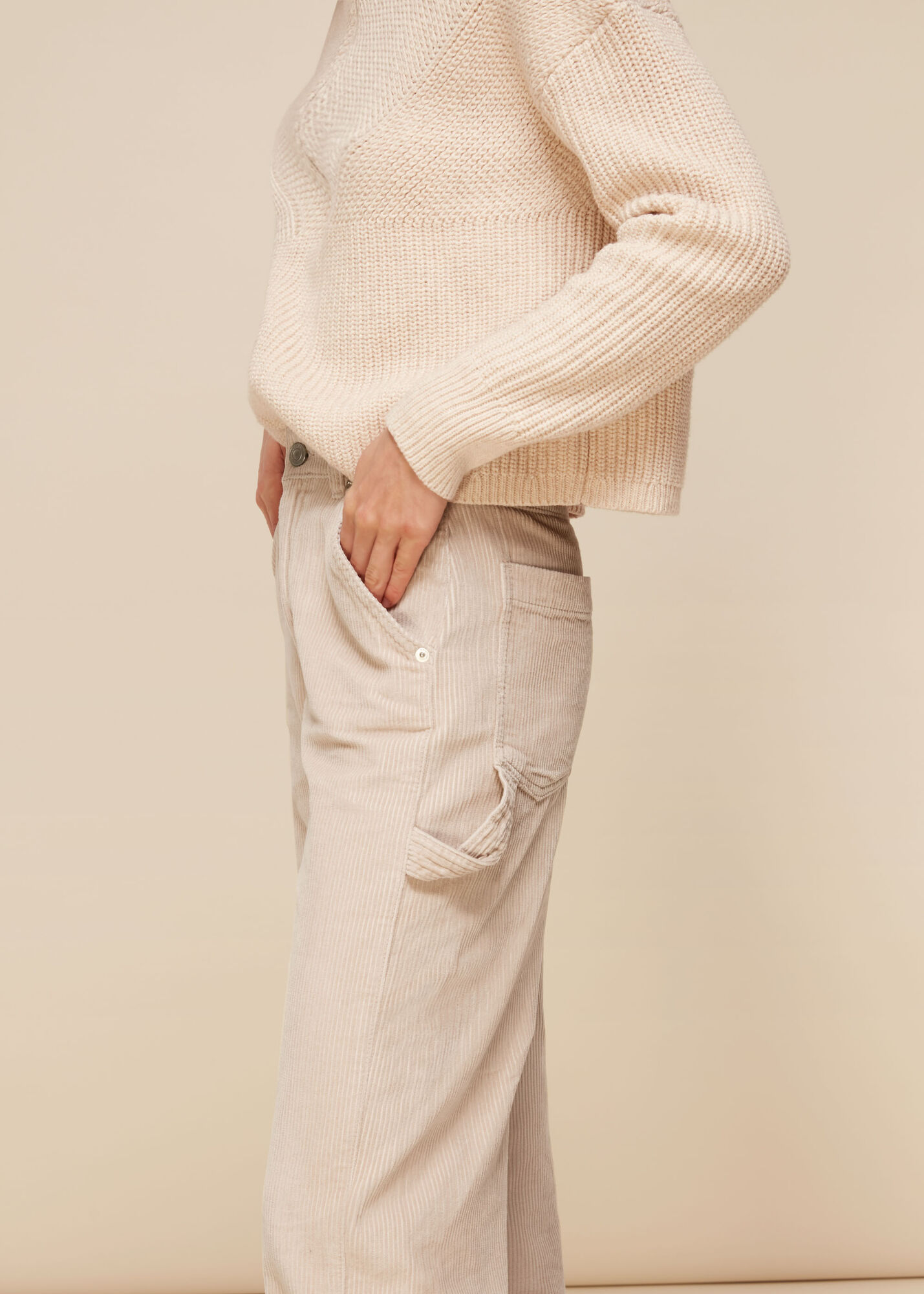 Ivory Utility Cord Cargo Jean WHISTLES Whistles US