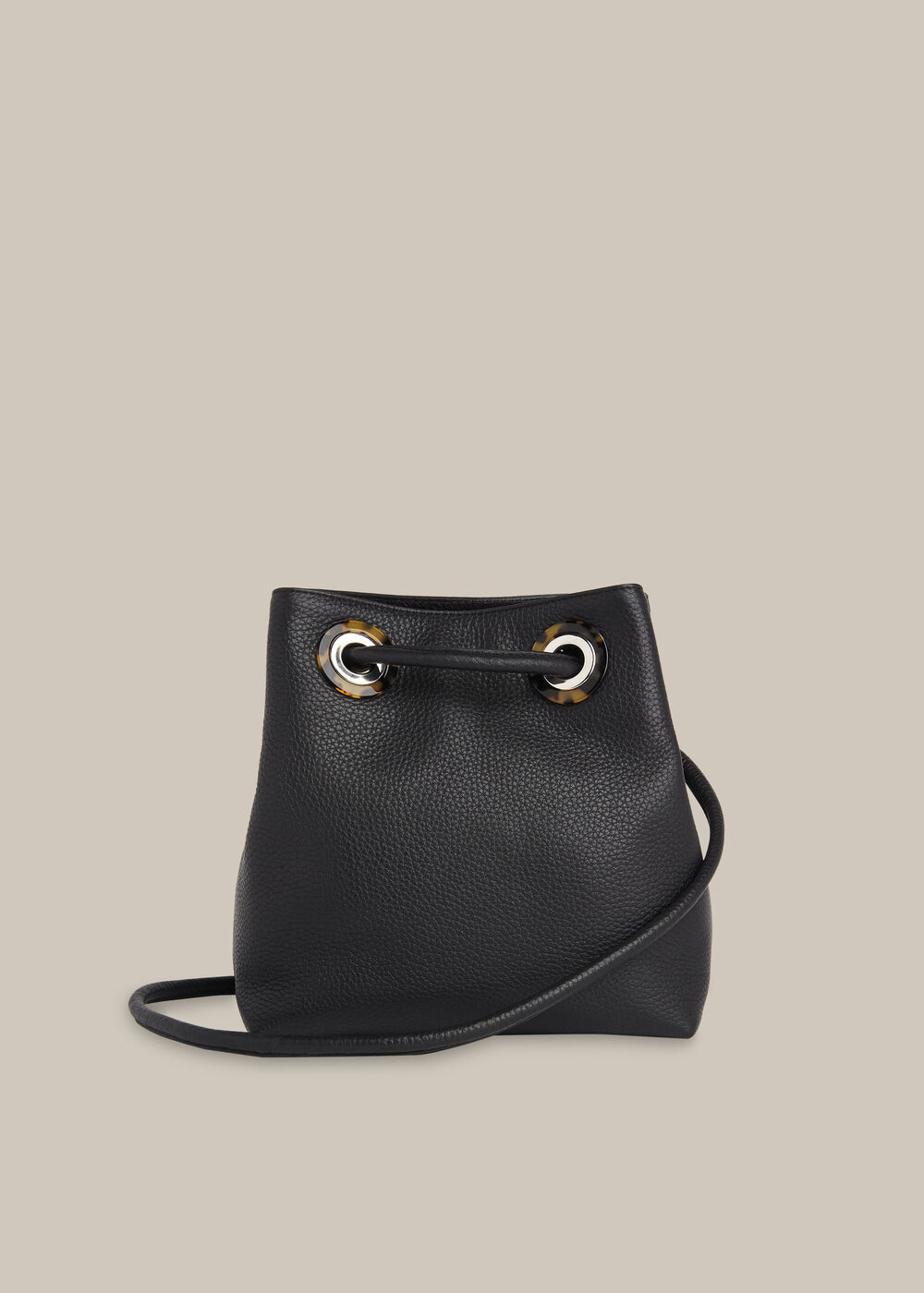 Mabel Tort Eyelet Bag Black