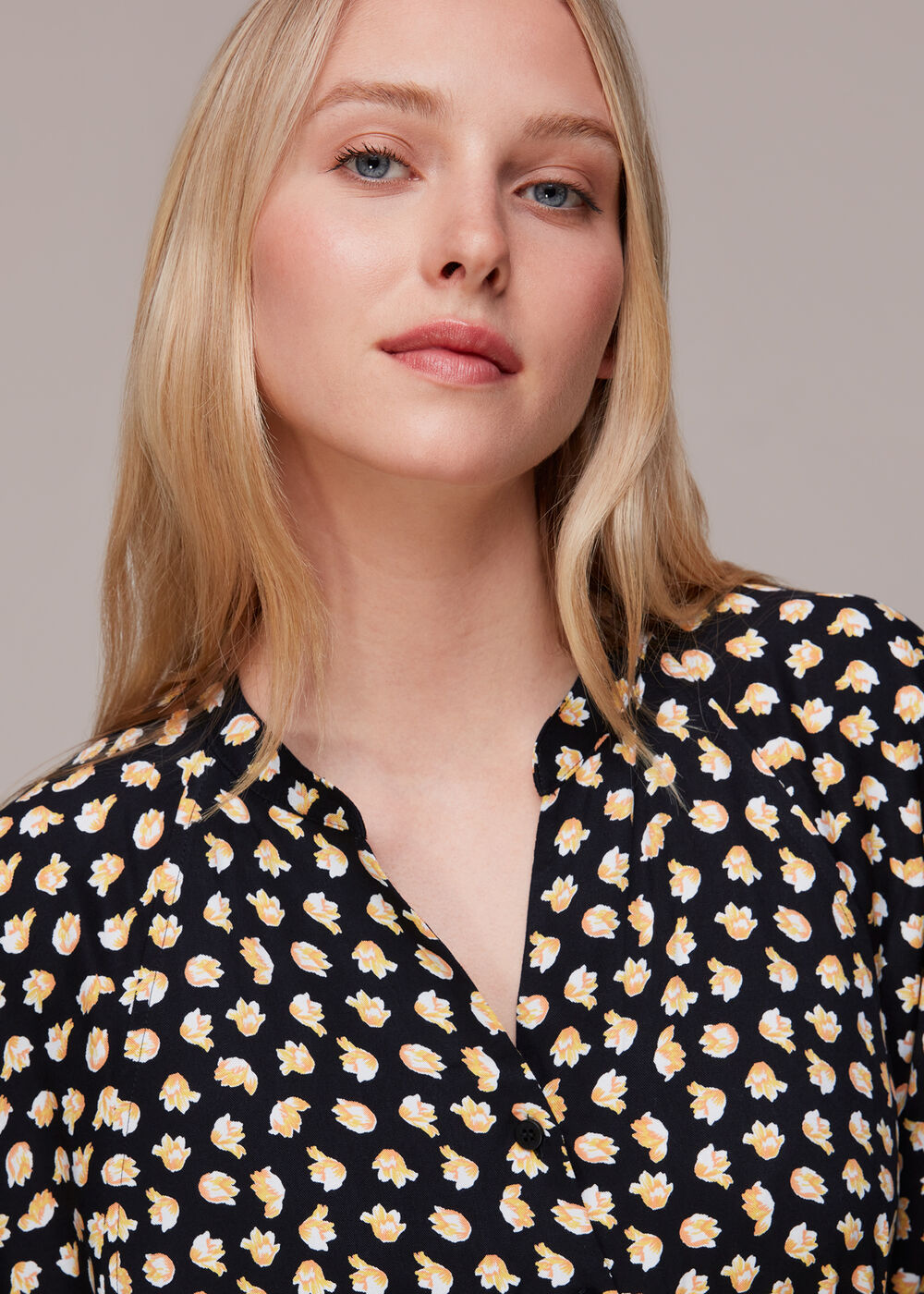 Twisting Tulips Trapeze Dress