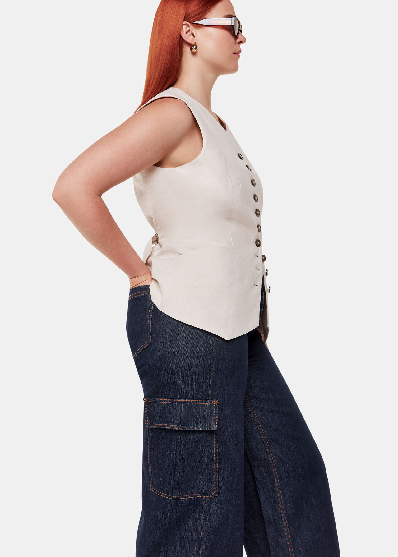 Wide Leg Cargo Jean
