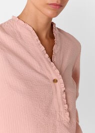 Textured Frill Shirt