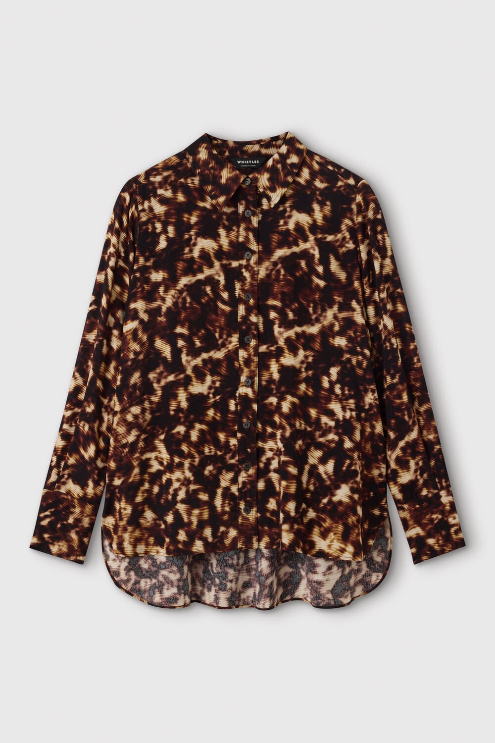 Abstract Animal Viscose Shirt