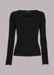 Cut Out Detail Knit