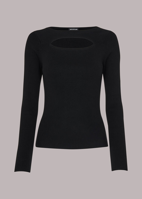 Cut Out Detail Knit
