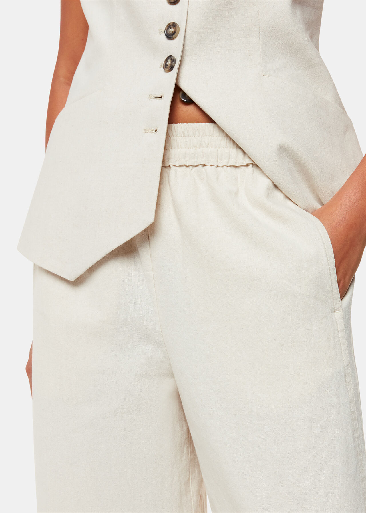 Lindsey Linen Blend Trouser