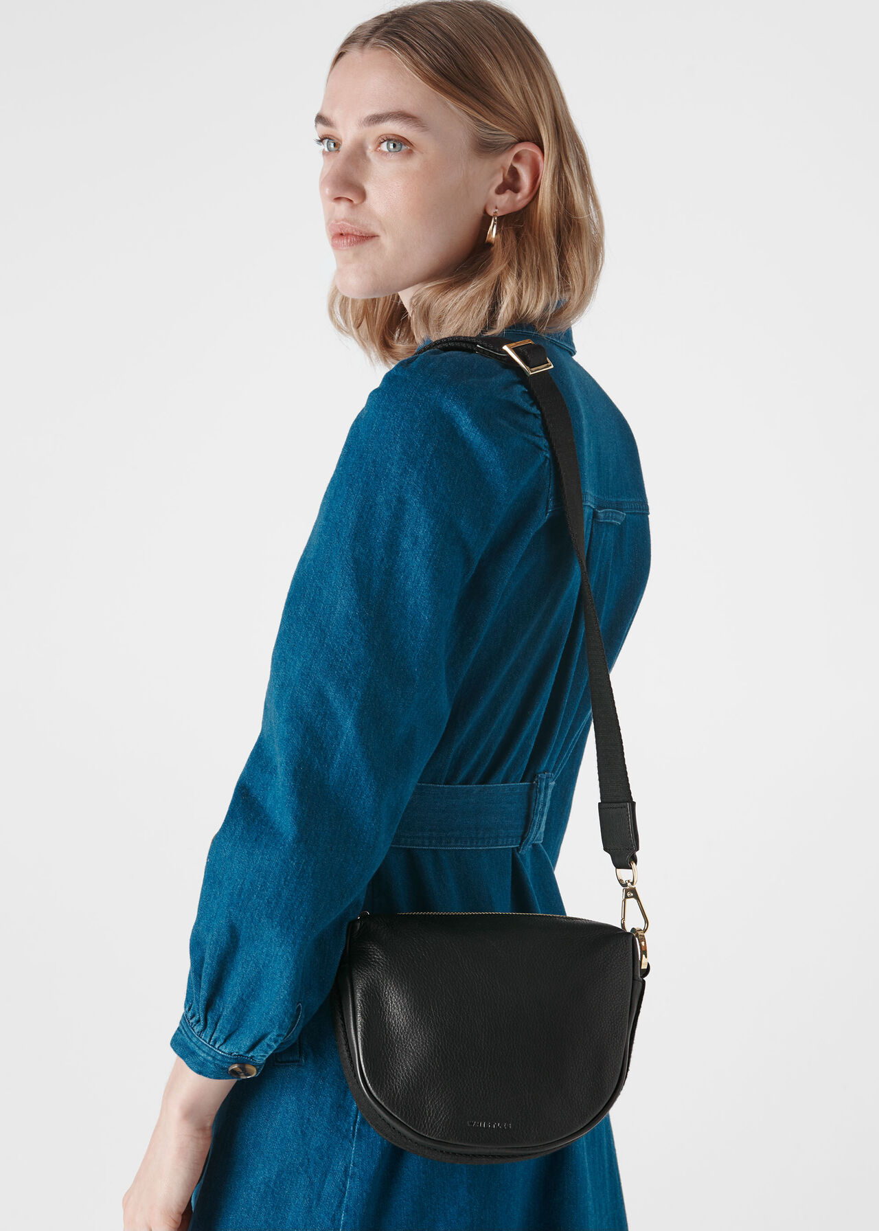 Earl Webbing Strap Satchel Black