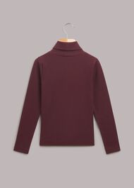 Ribbed High Neck