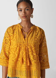 Maggie Broderie Blouse