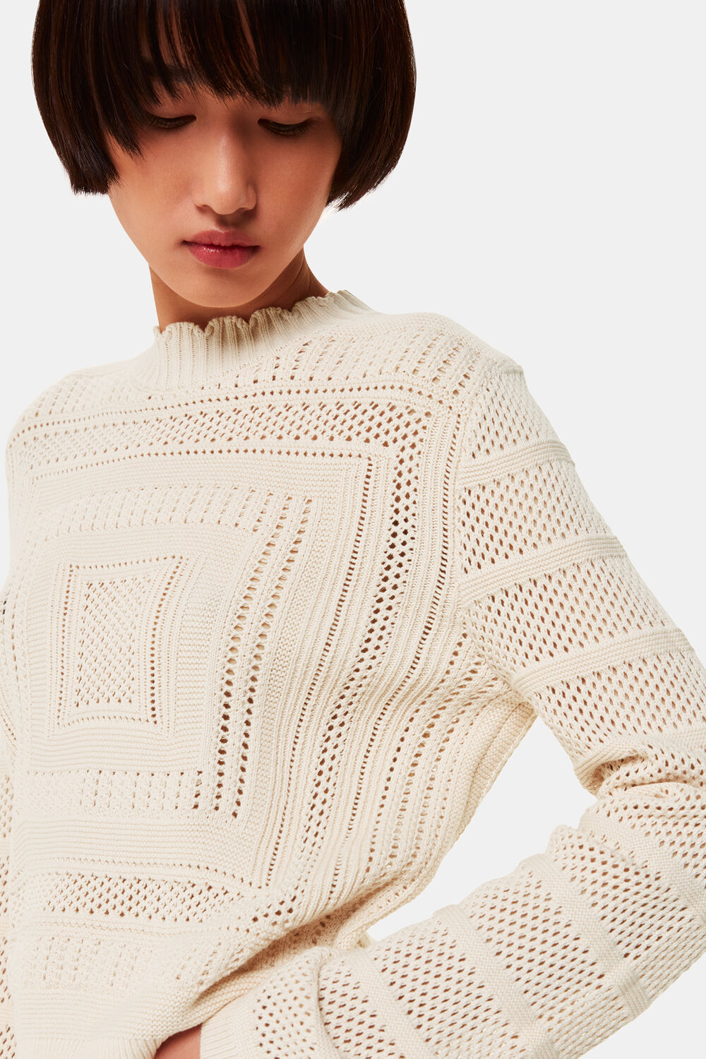 Crochet Detail Knit