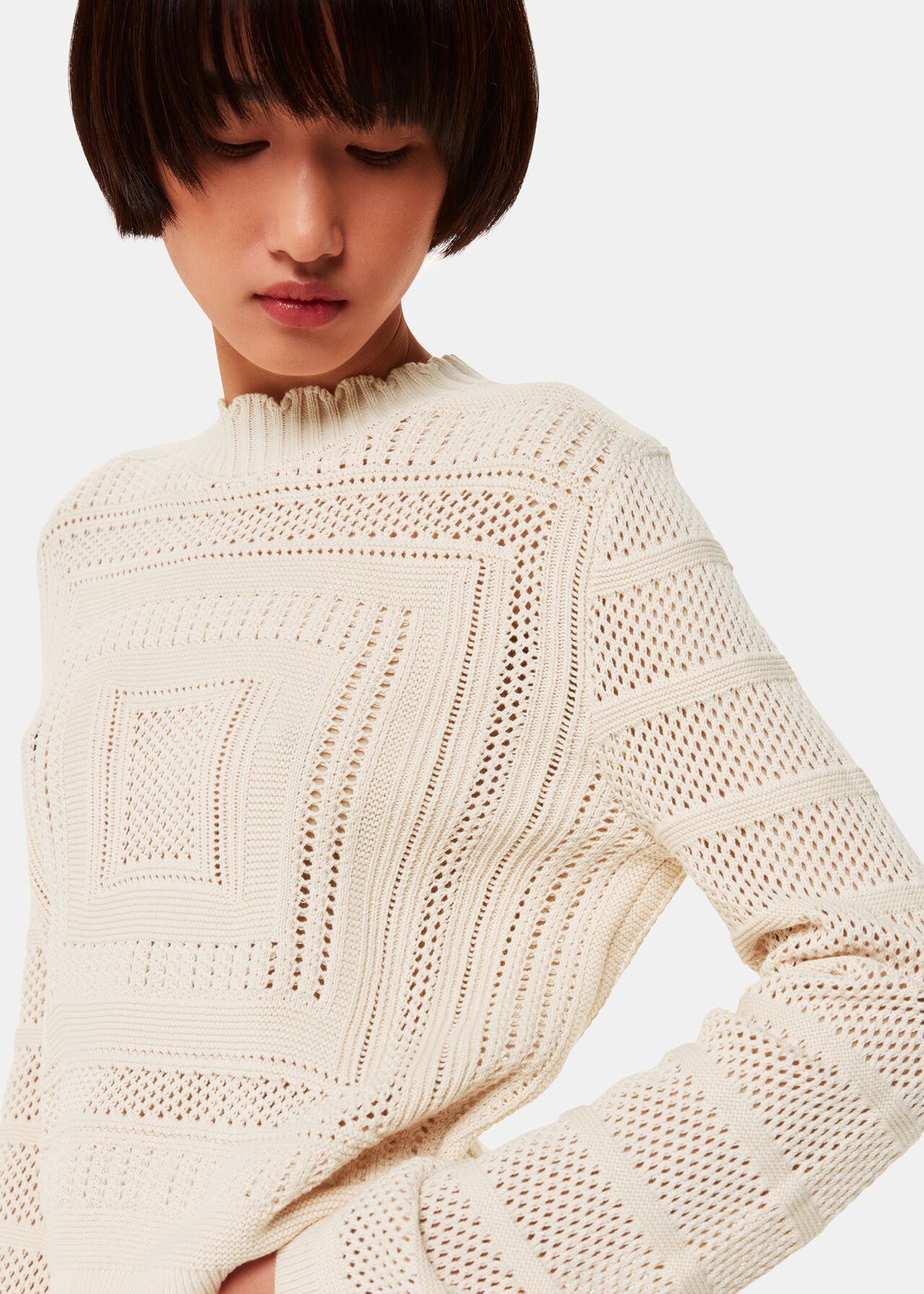 Crochet Detail Knit