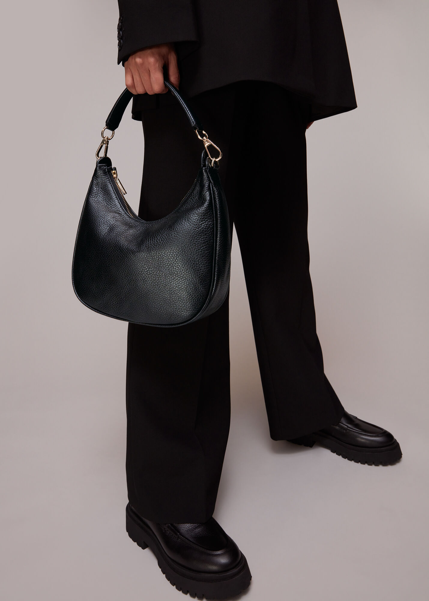 Black Imani Shoulder Bag WHISTLES