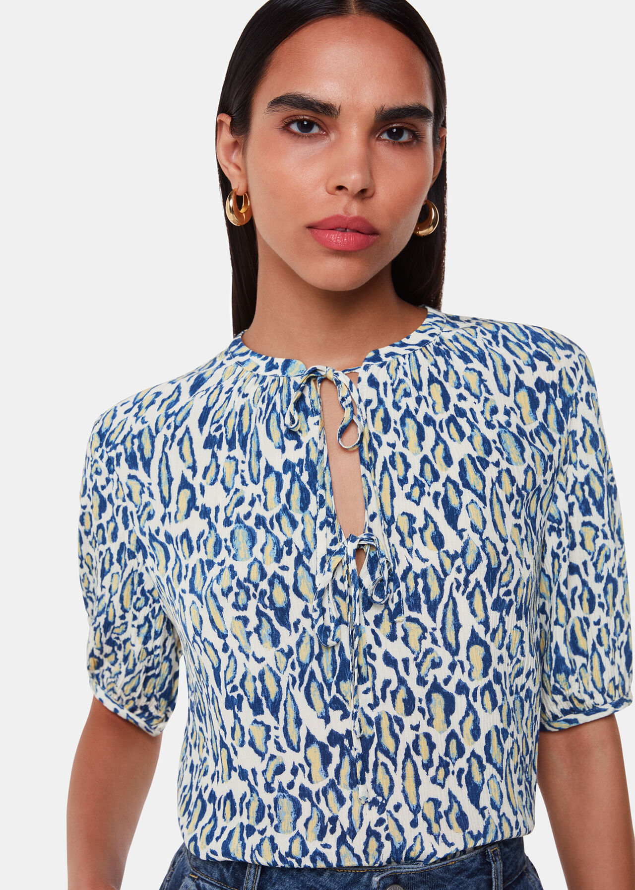Flaming Leopard Jessie Blouse
