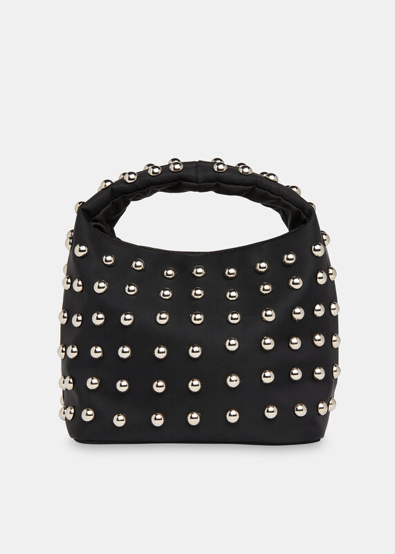 Black Luz Studded Mini Bag