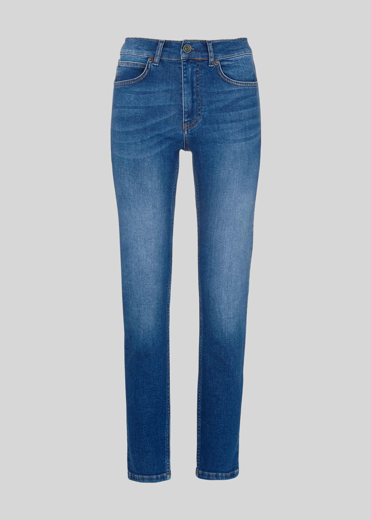 Mid Wash Skinny Jean Denim