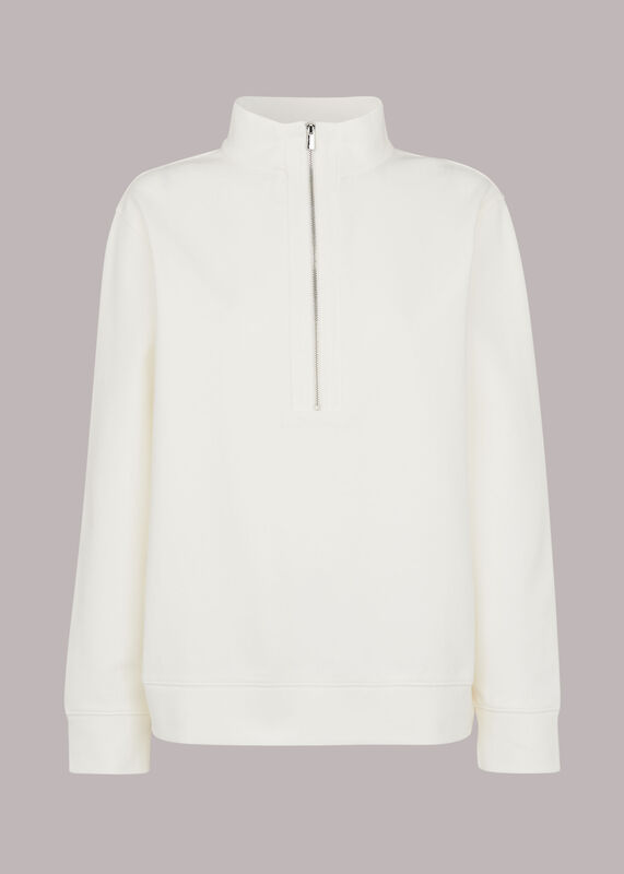 Zip Neck Sweatshirt