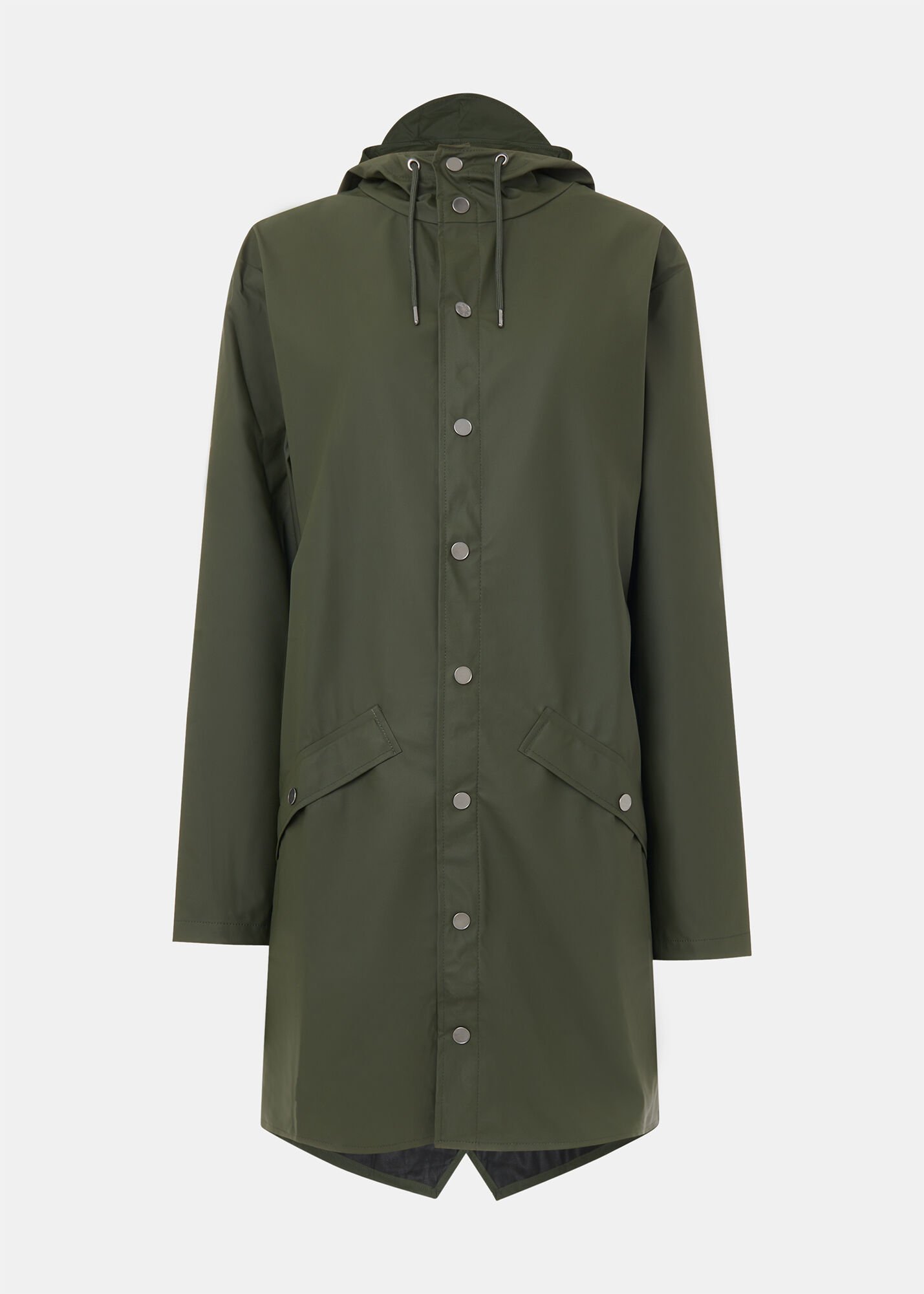 Dark Green Rains Long Jacket