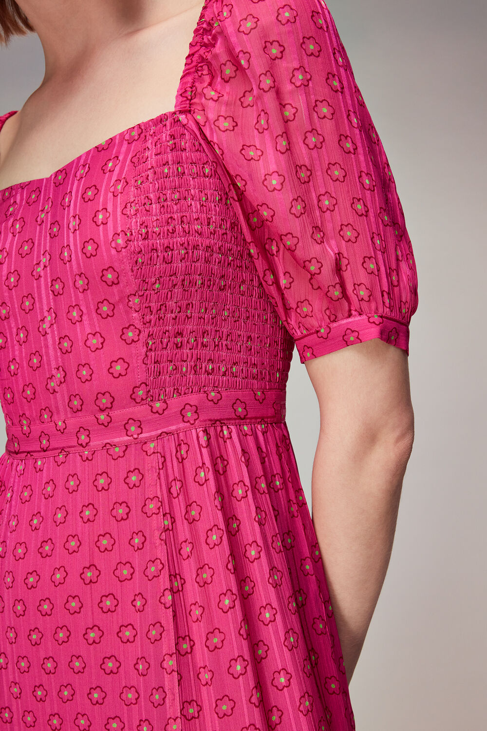 Amie Flower Charm Print Dress