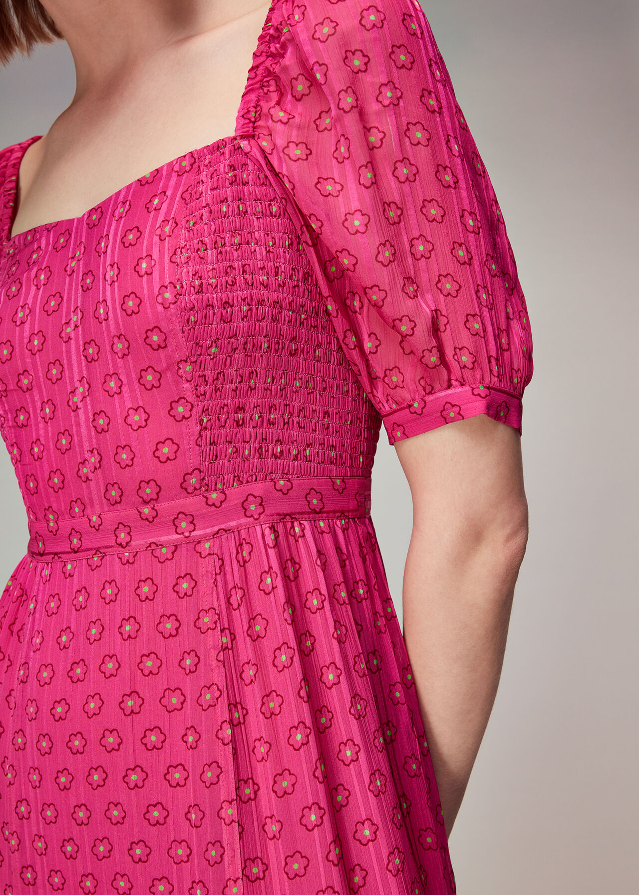 Amie Flower Charm Print Dress
