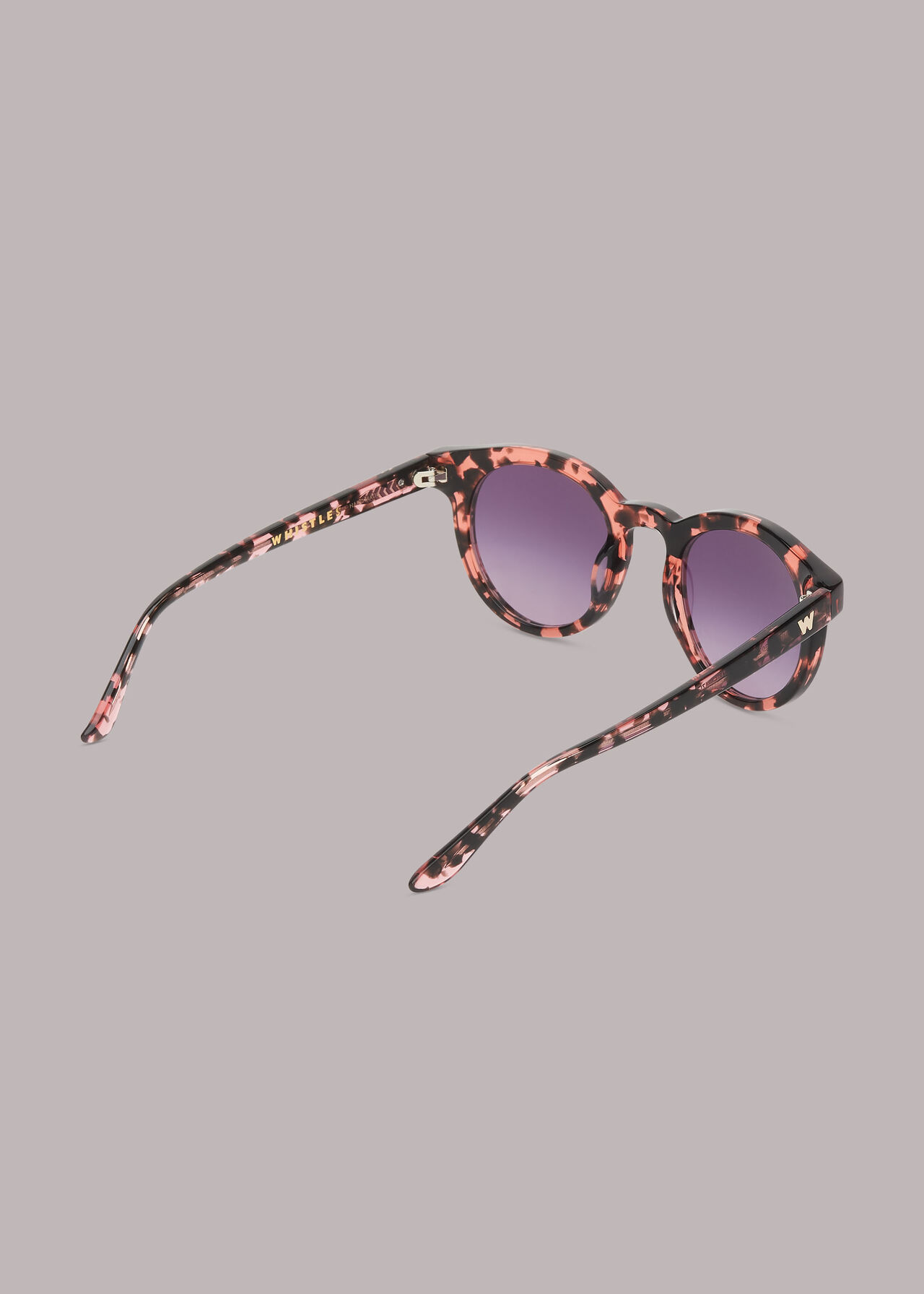 Gracie Round Tort Sunglasses
