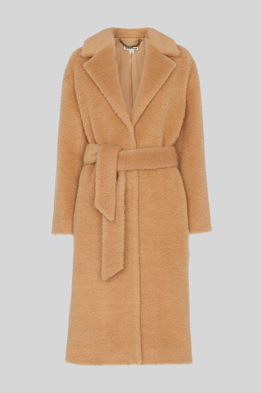 Wool Textured Belted Coat