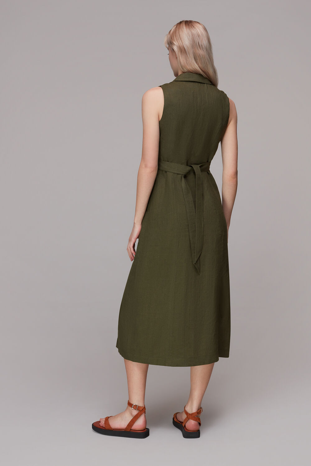 Molly Linen Midi Dress