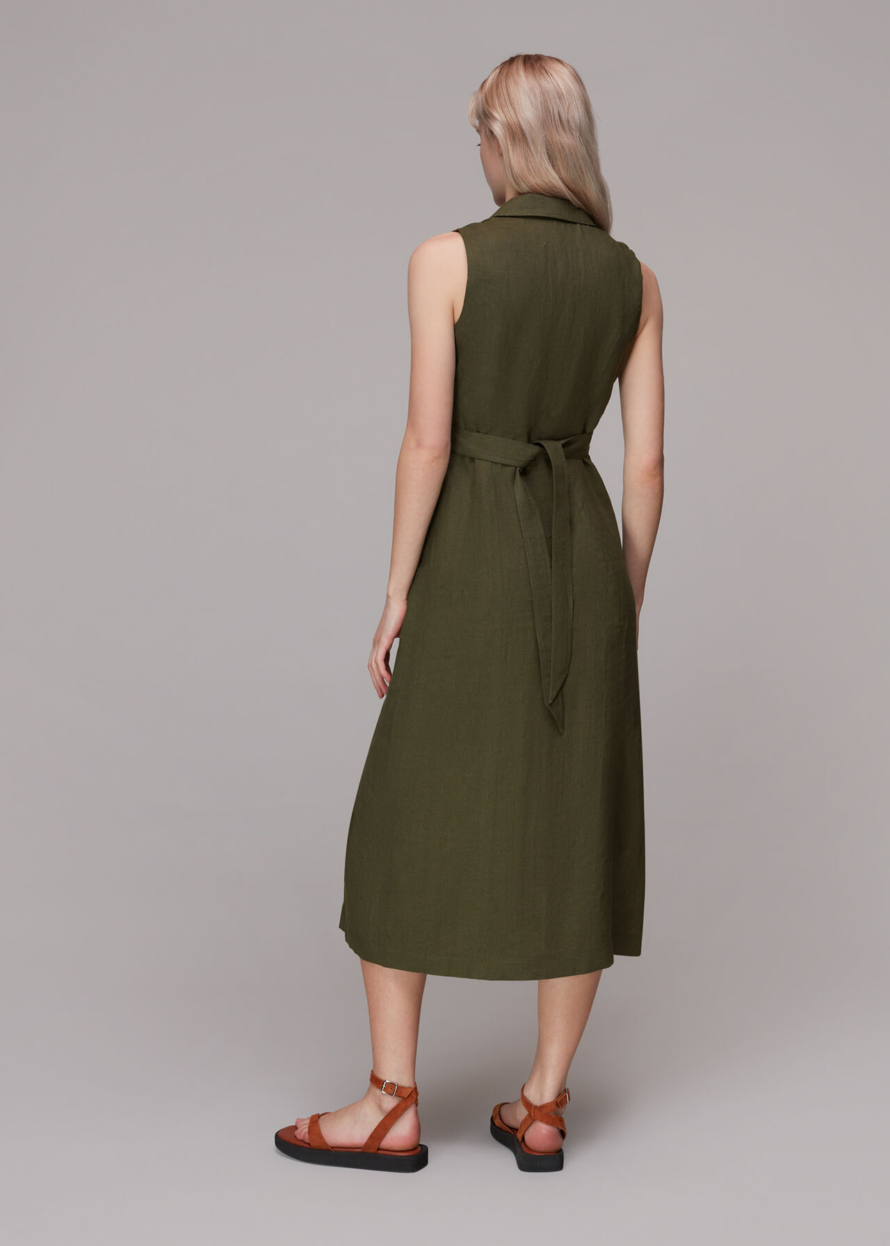 Molly Linen Midi Dress