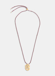 Molten Abstract Cord Necklace