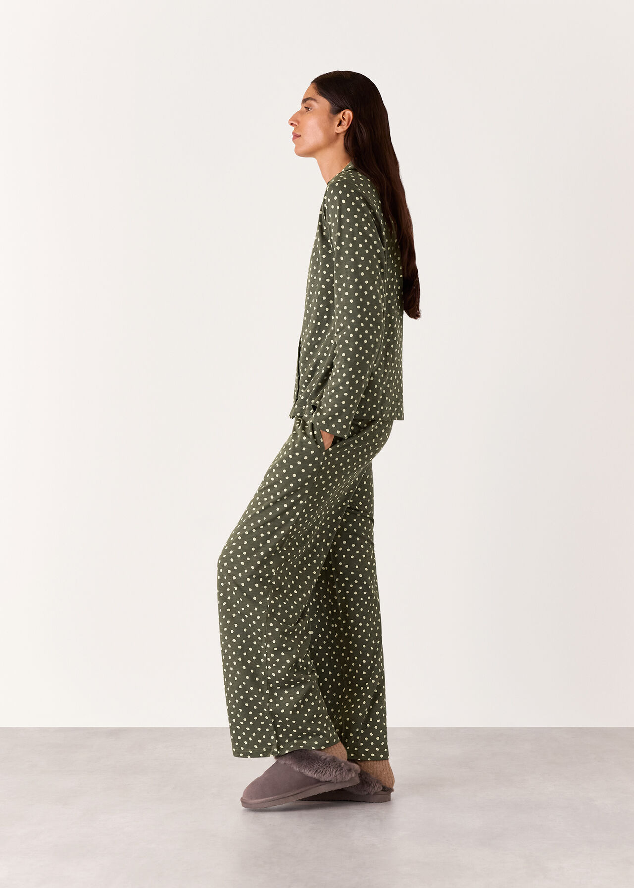 Irregular Spot Print Pyjamas