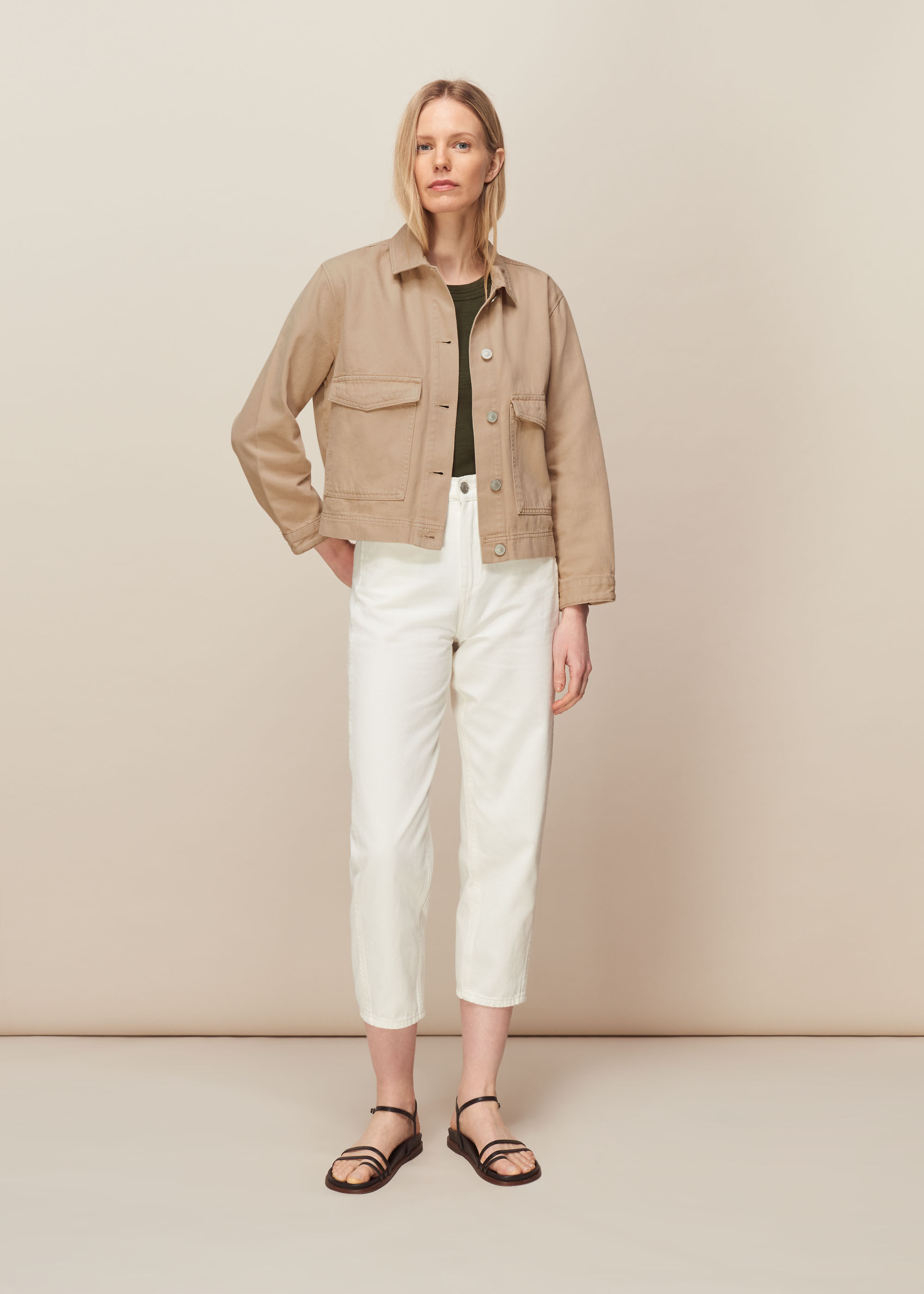 Stone denim jacket womens hot sale