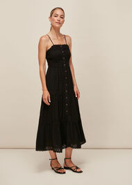 Strappy Lace Paneled Dress