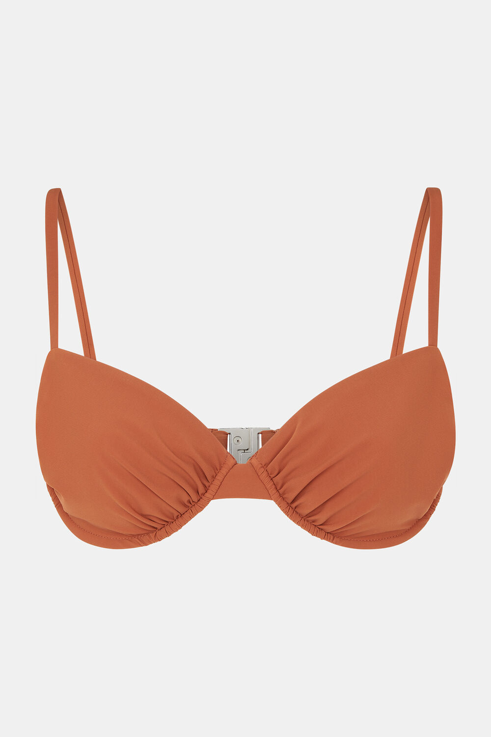 The Longing Ruched Underwired Bikini Top