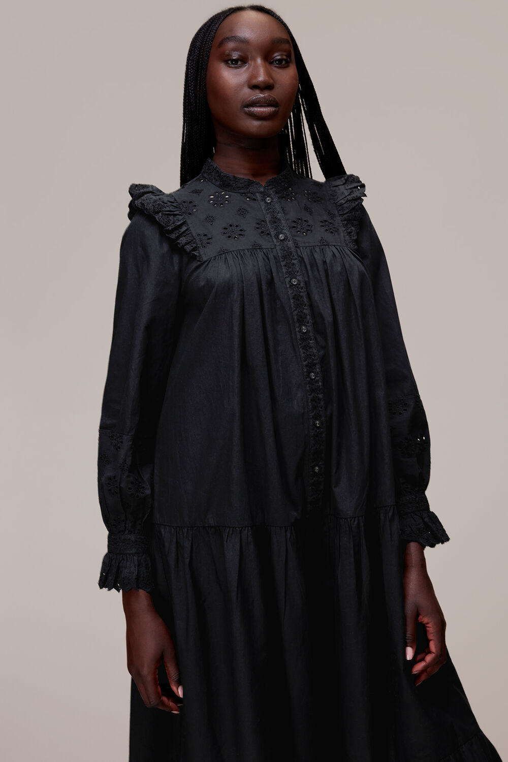Talula Broderie Trapeze Dress