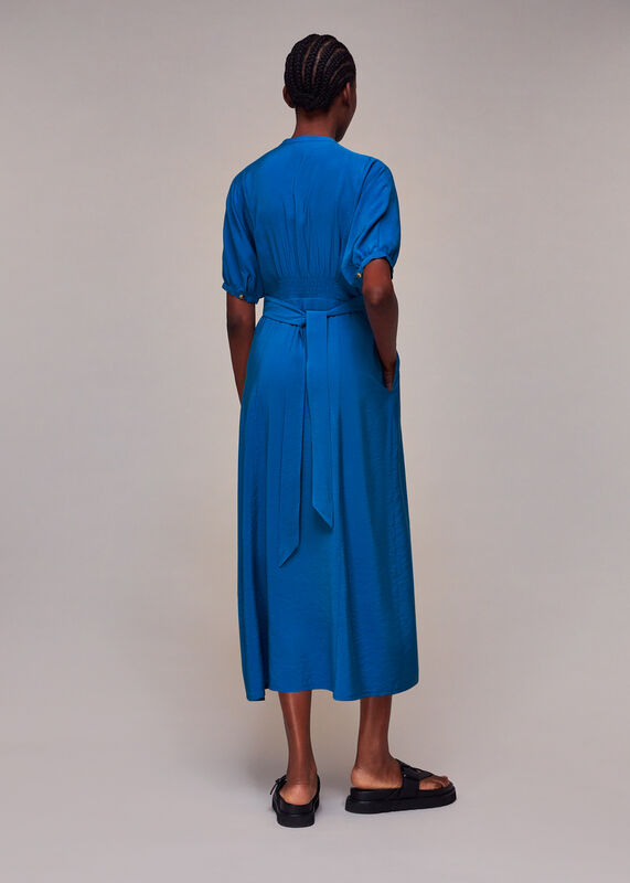 Blue Amber Midi Dress
